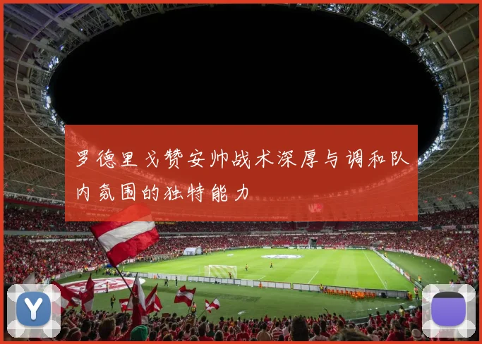 罗德里戈赞安帅战术深厚与调和队内氛围的独特能力