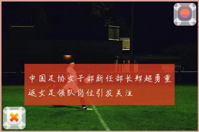 中国足协女子部新任部长郑超勇重返女足领队岗位引发关注